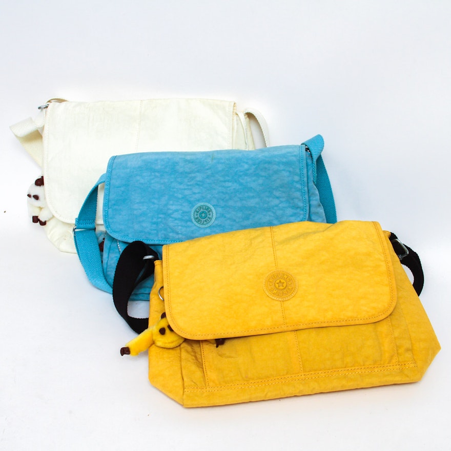 Three Kipling Messenger Bags