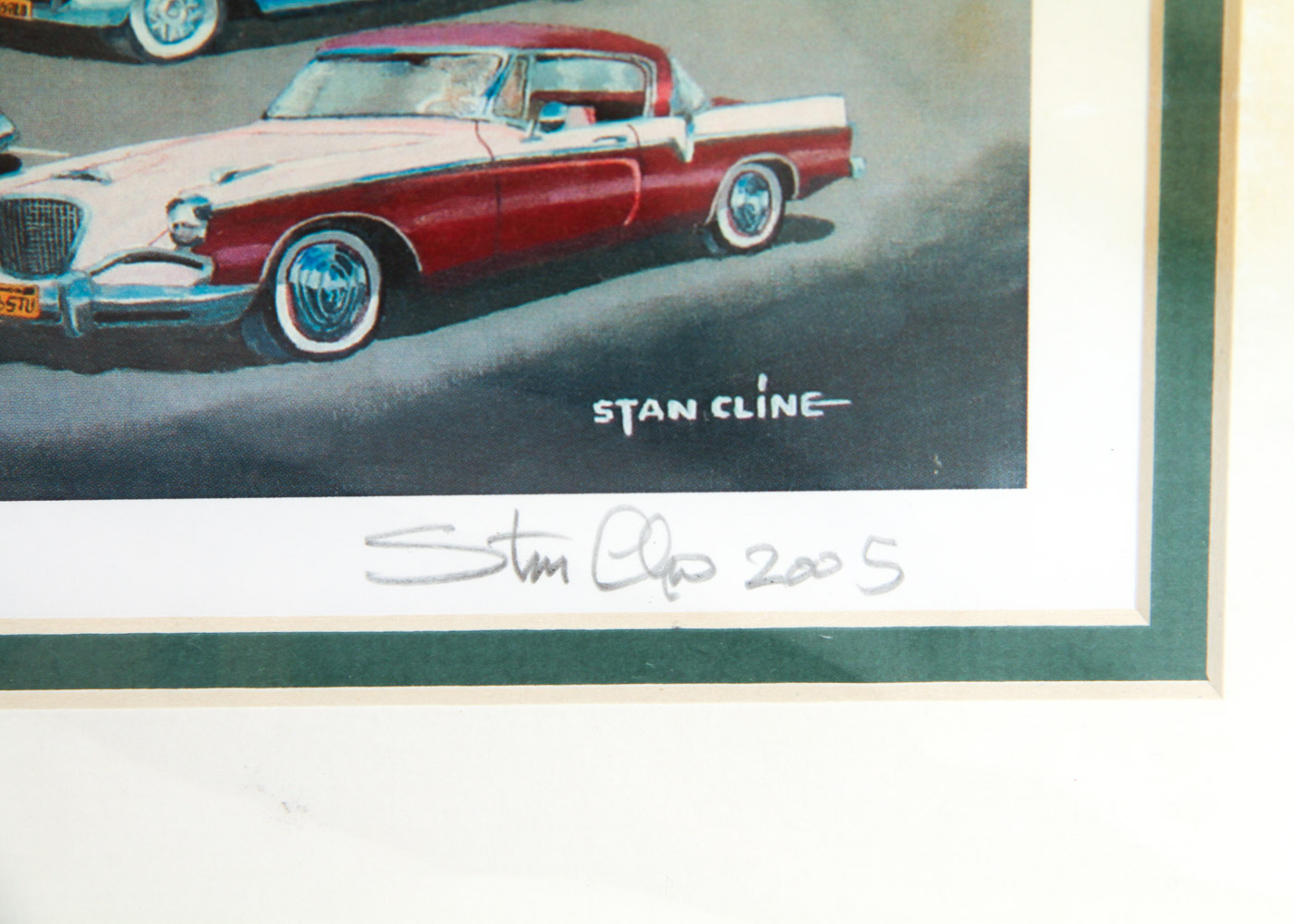 Stan Cline Lithograph on Paper "Farmers Market - Los Angeles 1957"