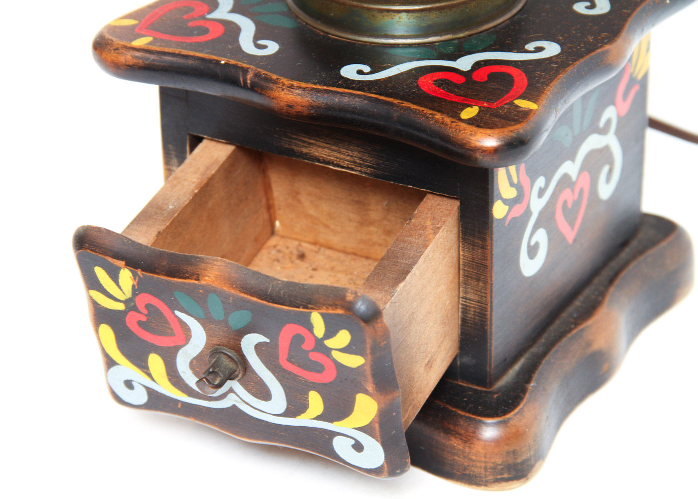 Vintage Coffee Grinder Table Lamp