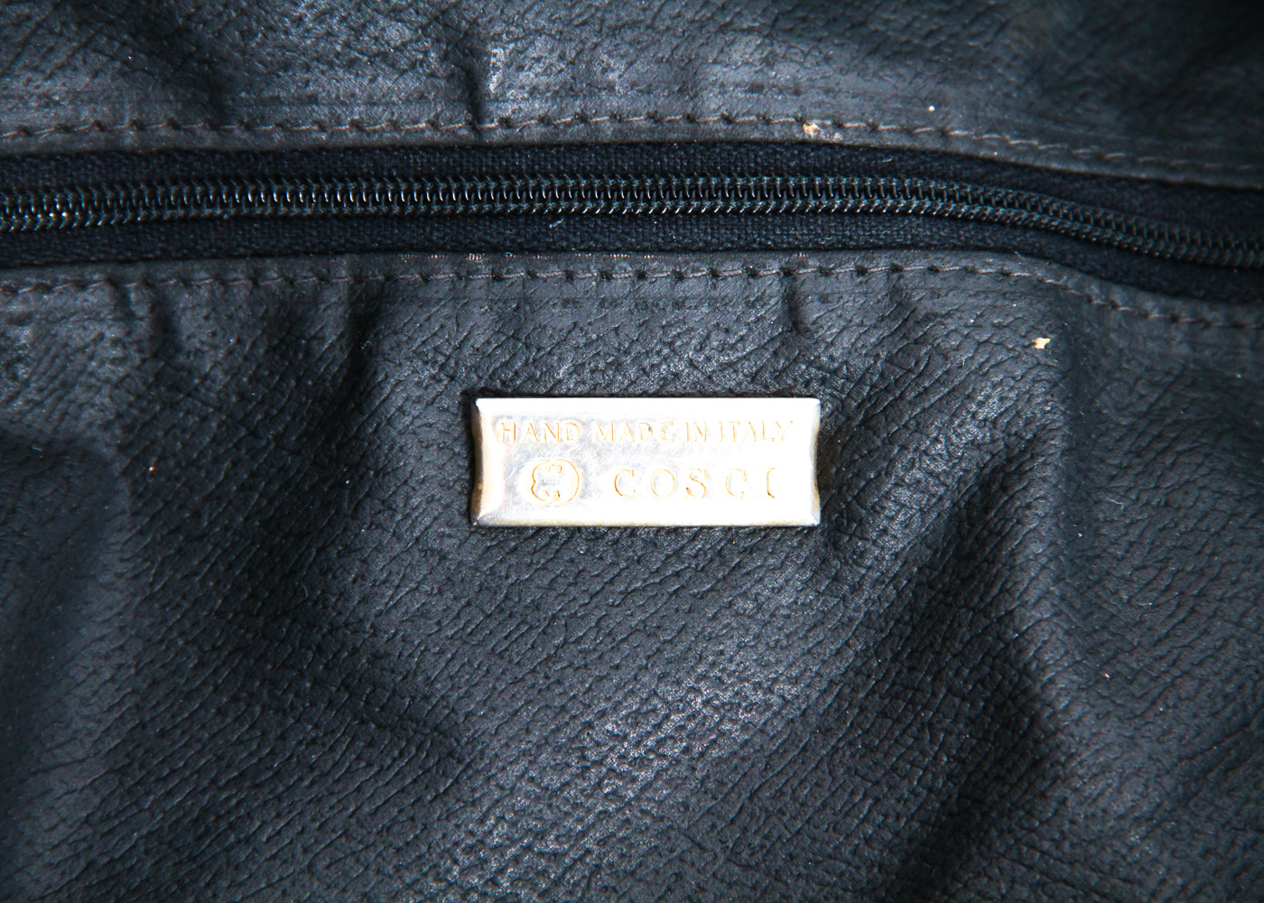 Cosci Italian Woven Leather Handbag