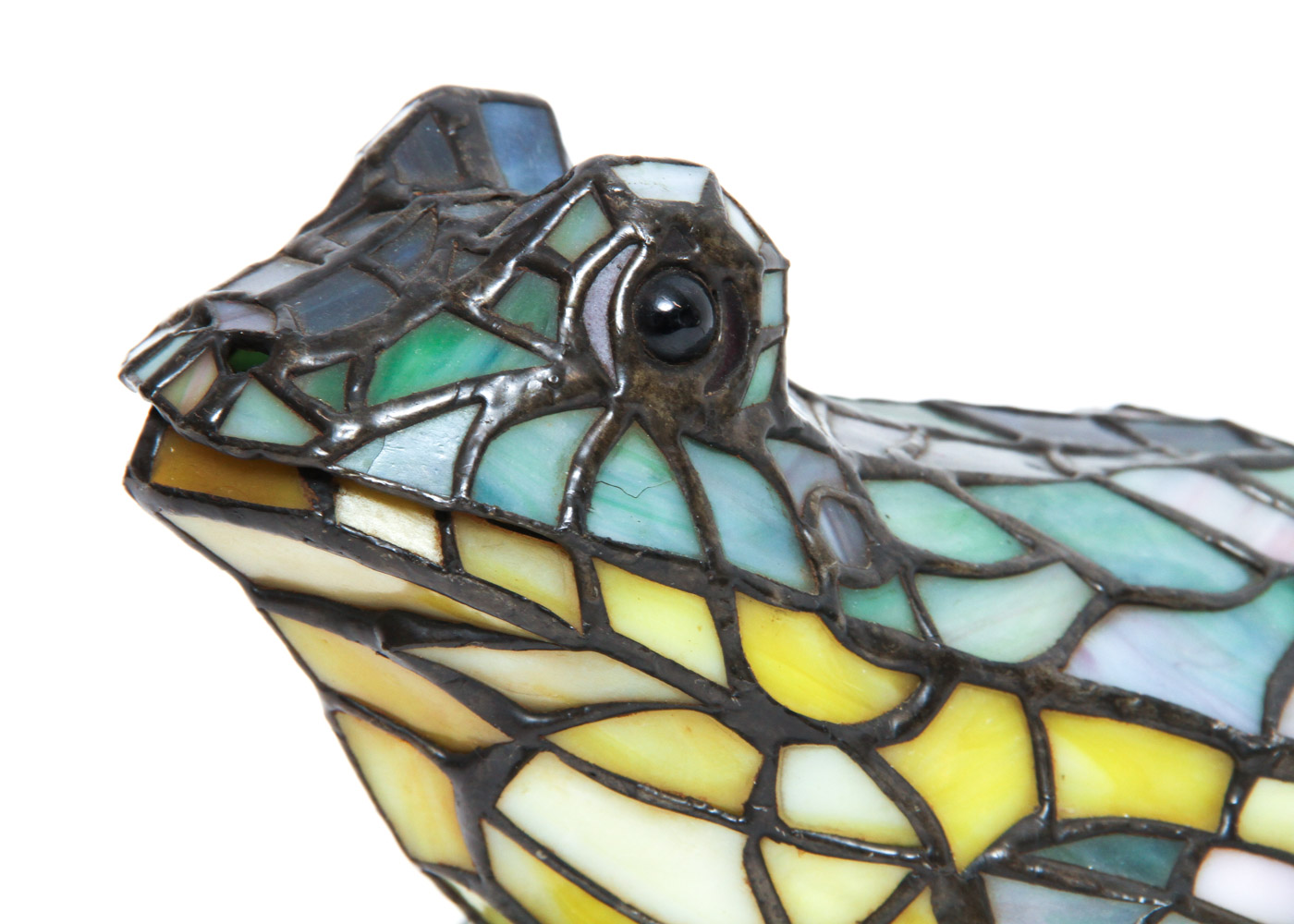Stained Glass Frog Lamp.