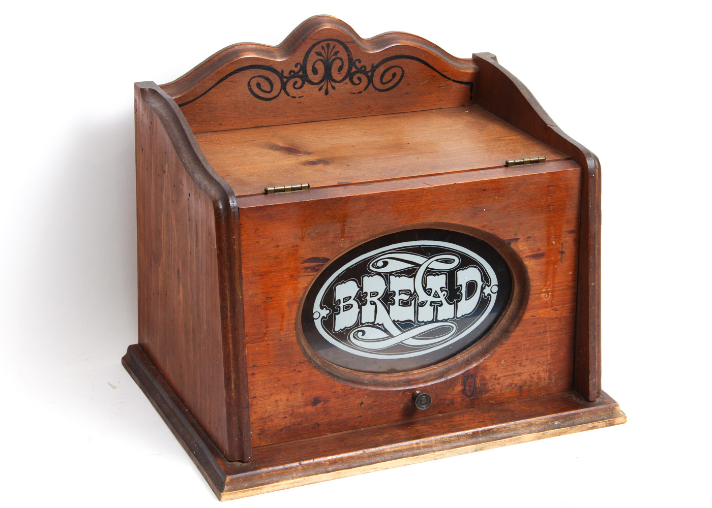 Vintage Wood Bread Box