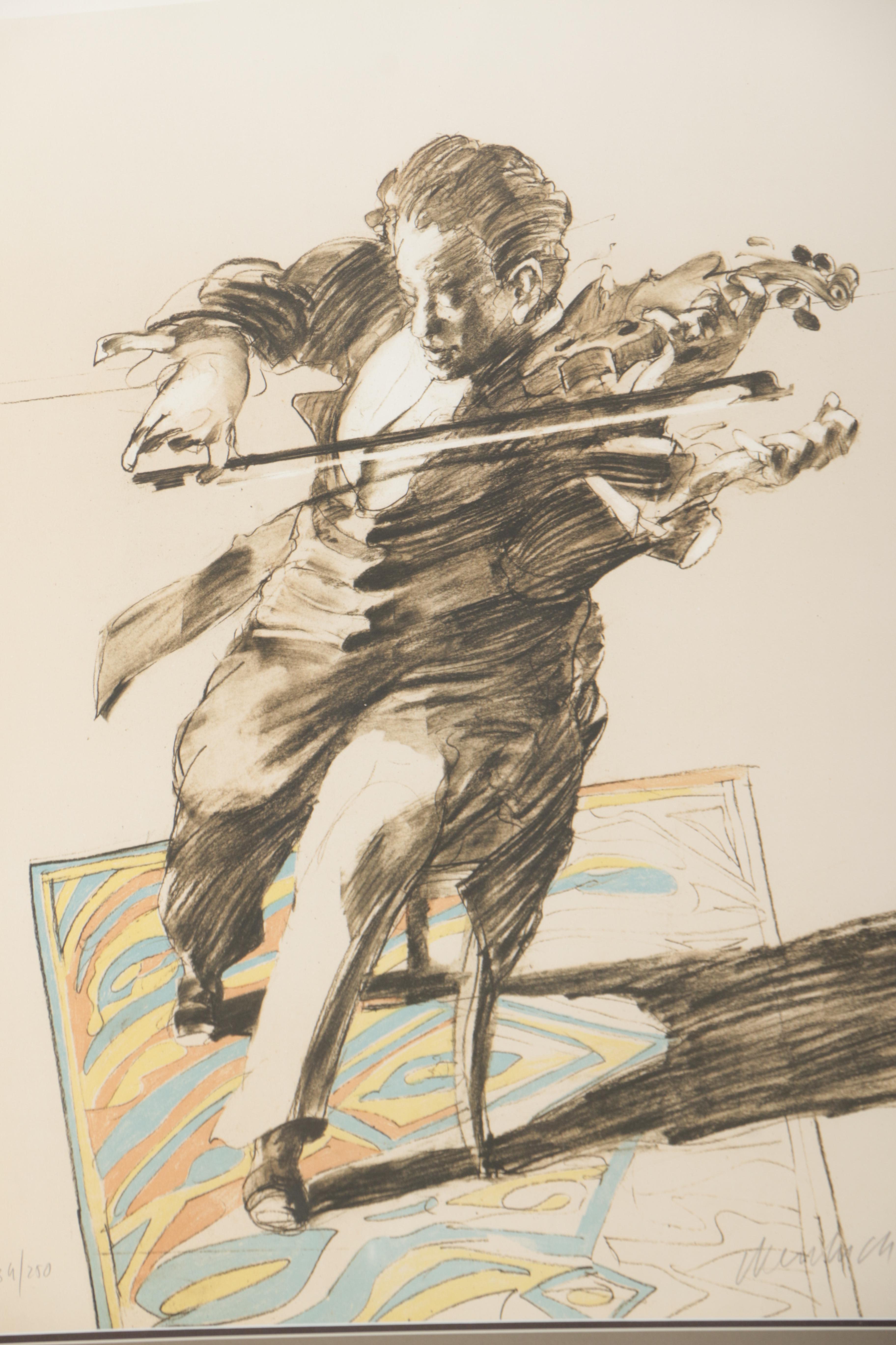 Claude Weisbuch Limited Edition Lithograph "Fortissimo"