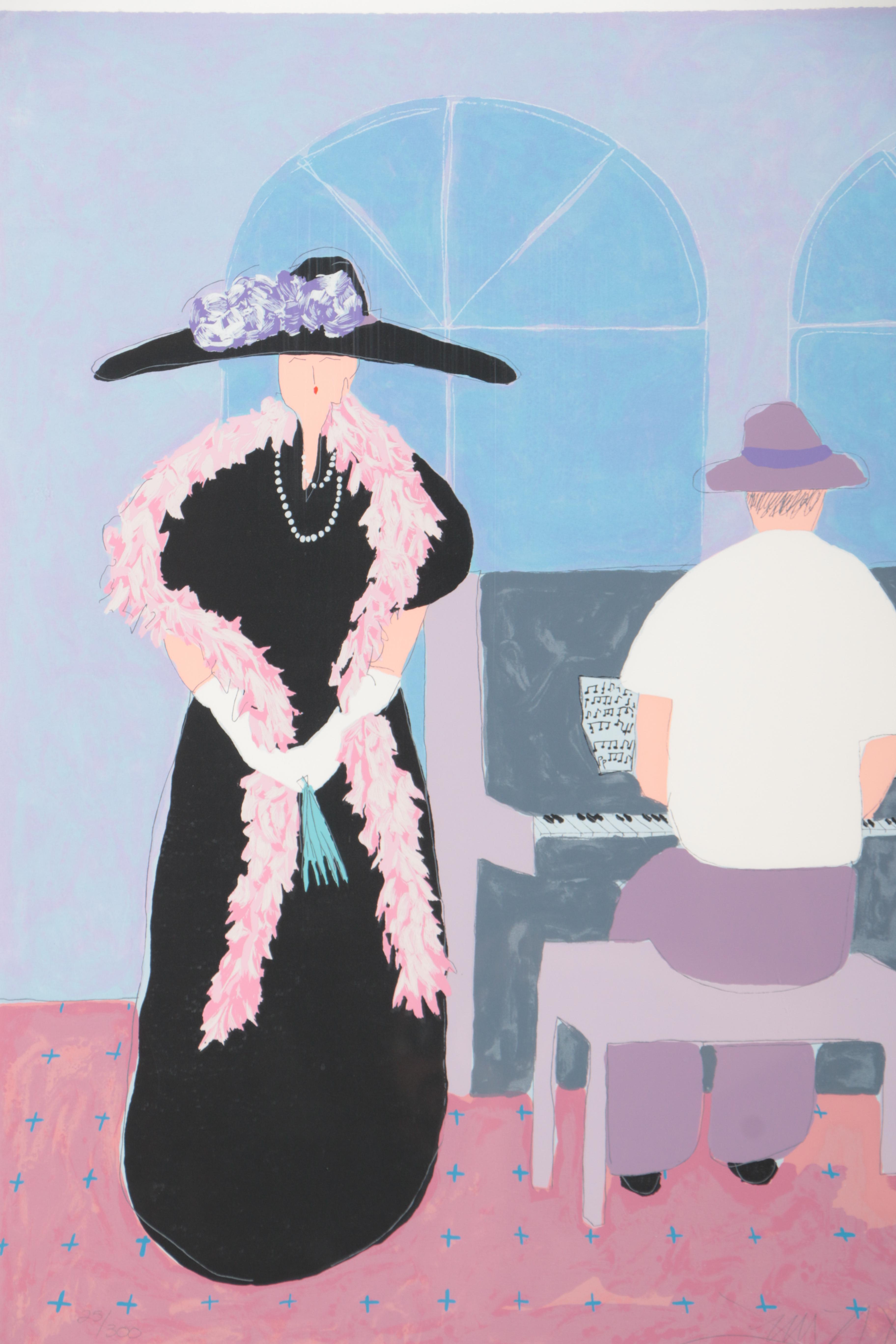 Jim N. Hill Limited Edition Serigraph "Mystery Lady"