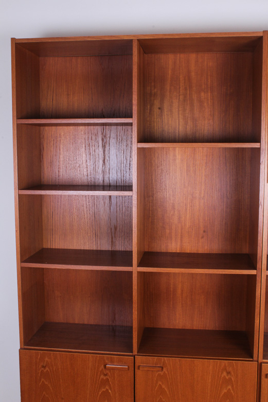 Danish Modern Teak Modular Wall Cabinet