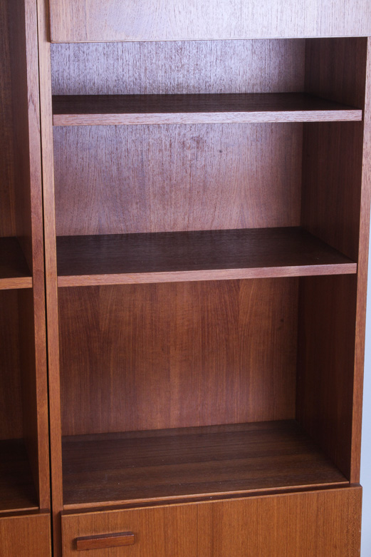 Danish Modern Teak Modular Wall Cabinet