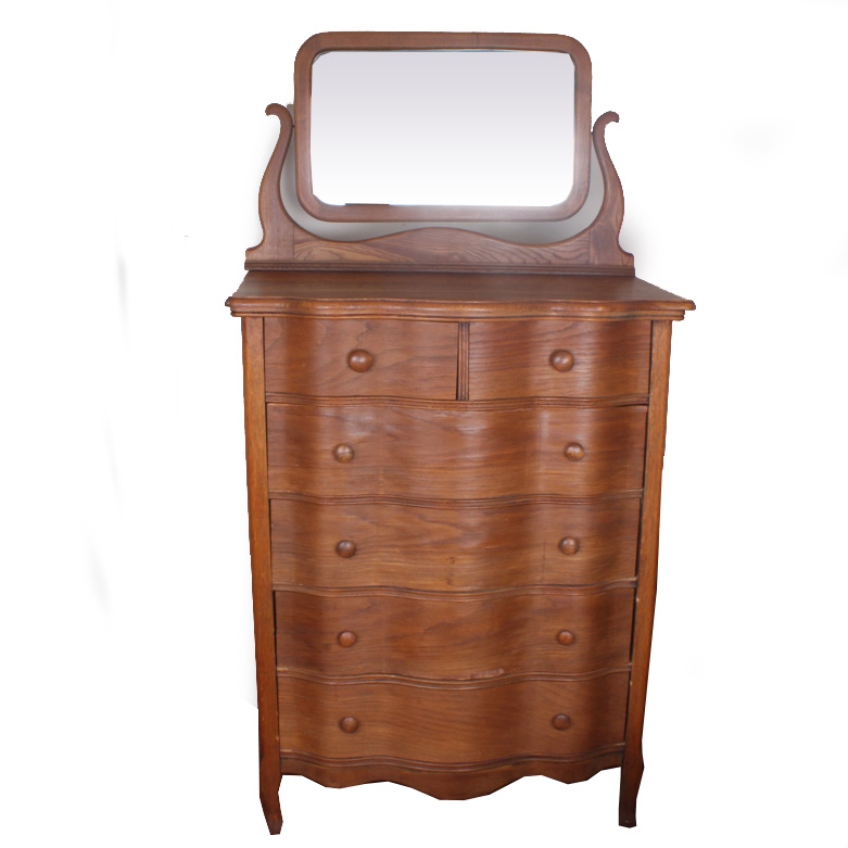 Antique Dresser with Mirror