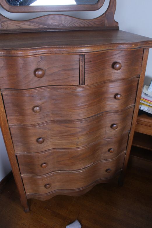 Antique Dresser with Mirror