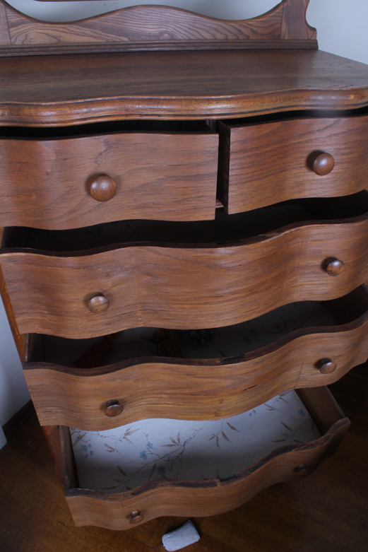 Antique Dresser with Mirror