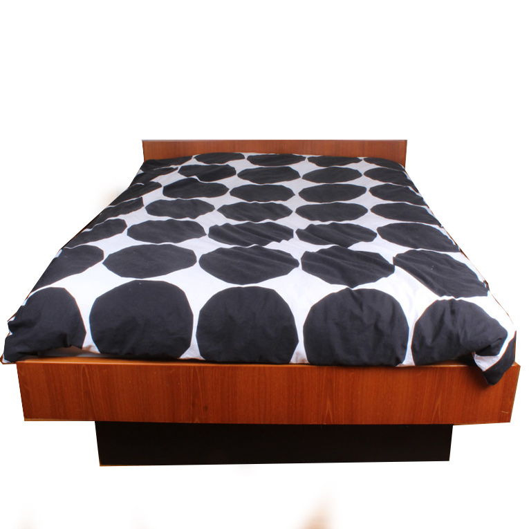 Mid Century Modern Full Size Wooden Platform Bed Frame