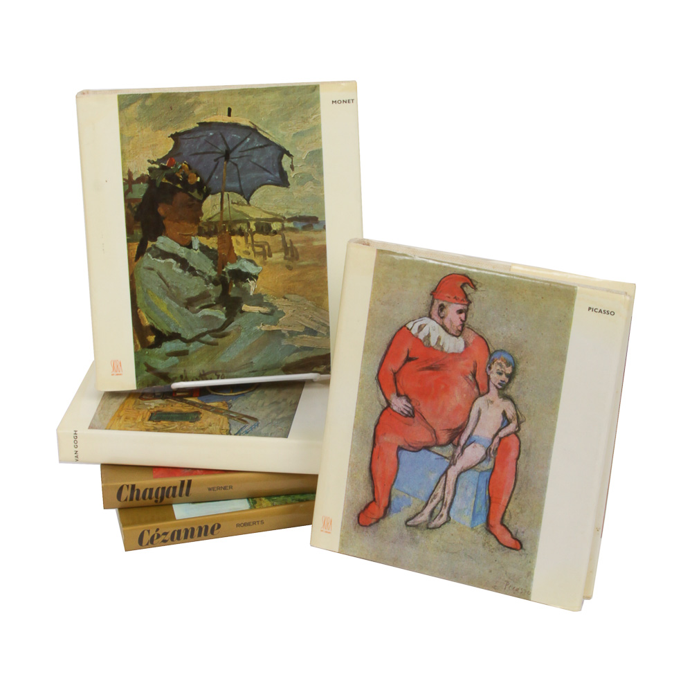 Small Size Art Books Including Monet and Picasso