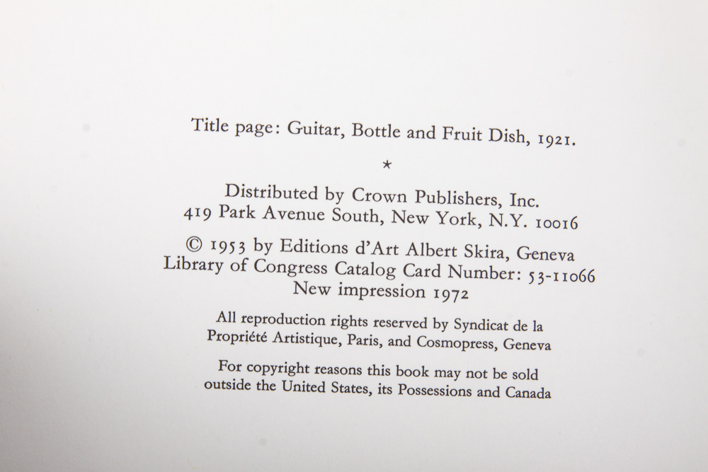 Small Size Art Books Including Monet and Picasso