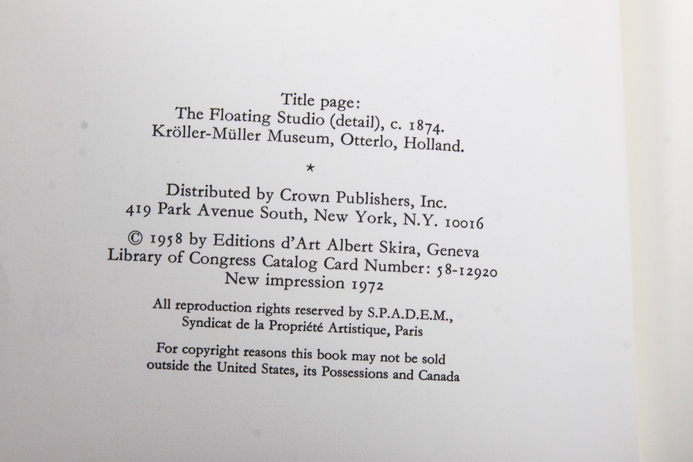 Small Size Art Books Including Monet and Picasso