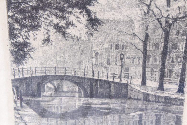 Maarten Langbroek Signed Etching