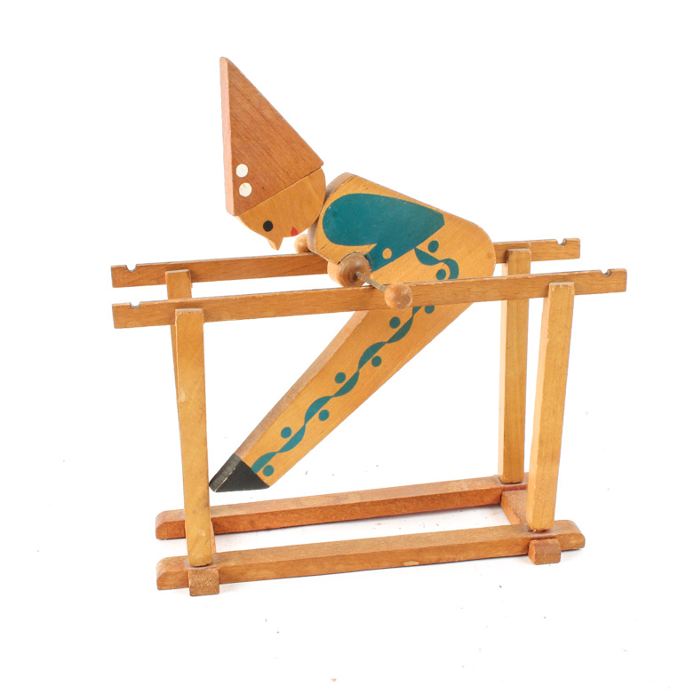 Antique German Style Animated Folk Toy