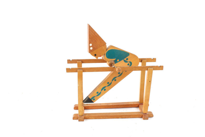 Antique German Style Animated Folk Toy