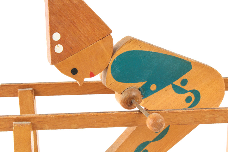Antique German Style Animated Folk Toy