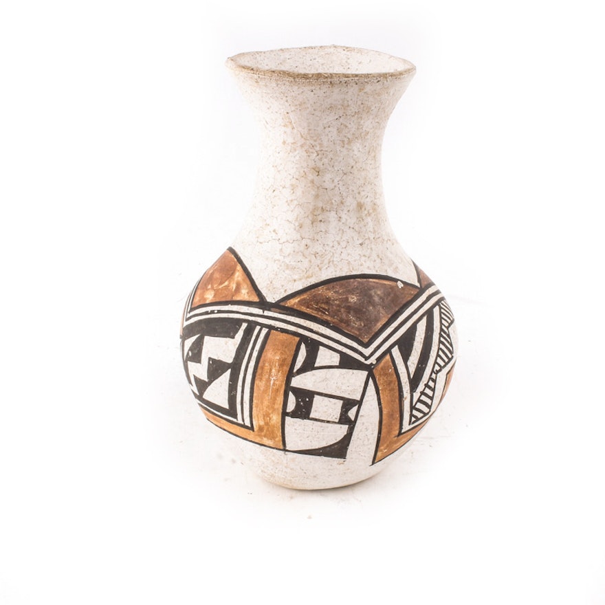 Acoma Pueblo Stoneware Vase