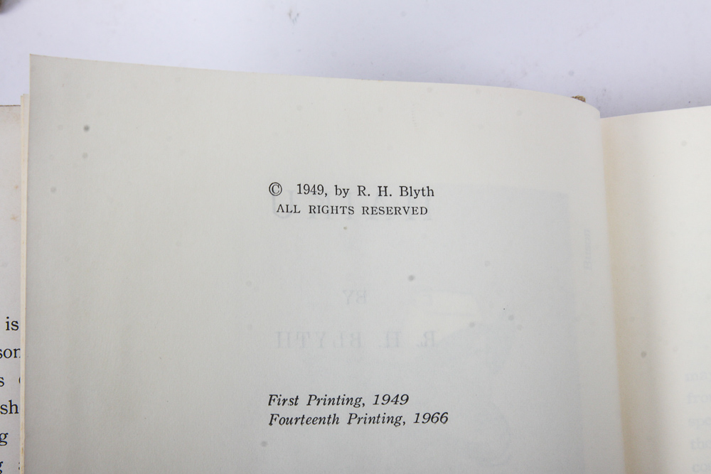 "Haiku" by R. H. Blyth Including Early Edition Volume IV