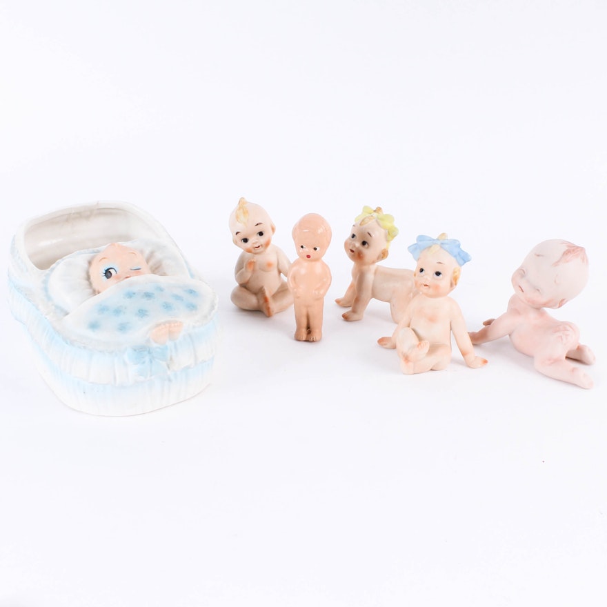 Variety of Vintage Kewpie Dolls