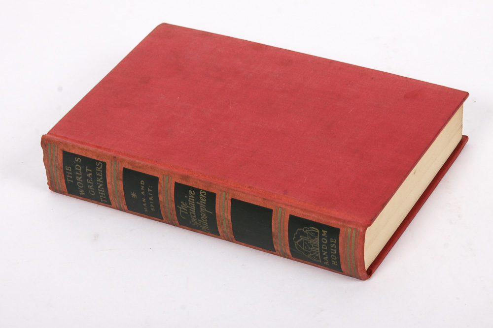Vintage Books Including 1947 First Printing "The World's Great Thinkers" Volumes