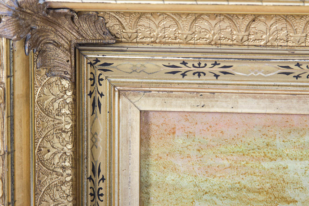 Antique Clinton Loveridge Oil Painting on Canvas