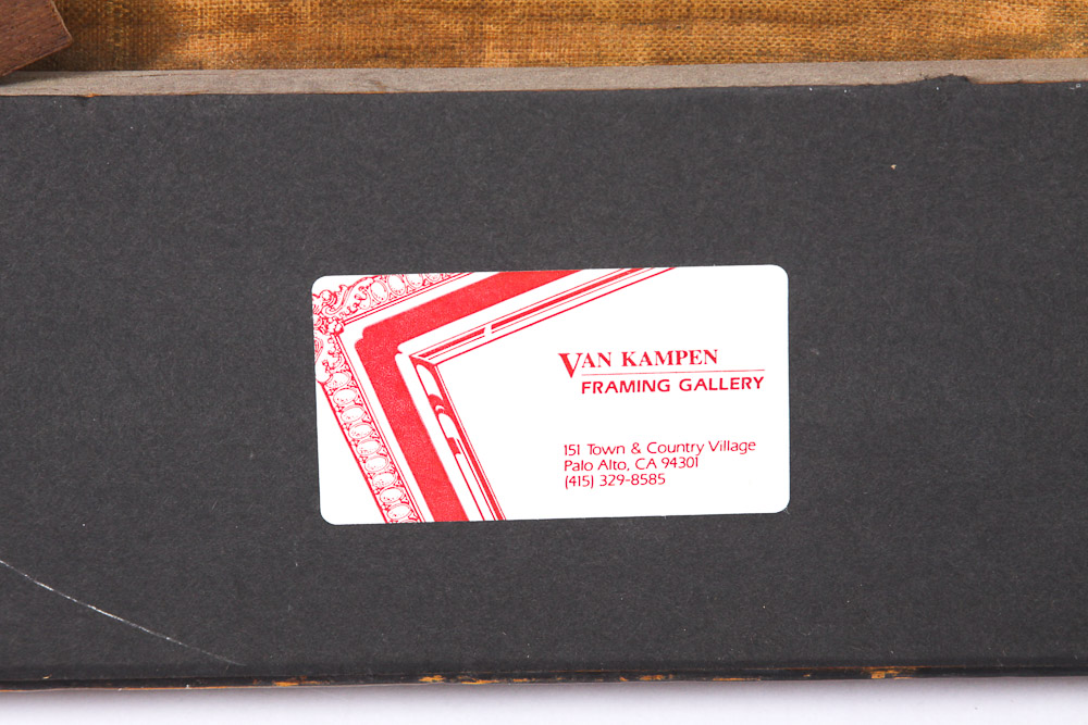 Antique Clinton Loveridge Oil Painting on Canvas