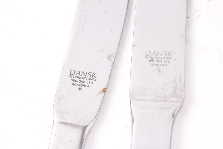 Dansk Stainless Steel Flatware Set
