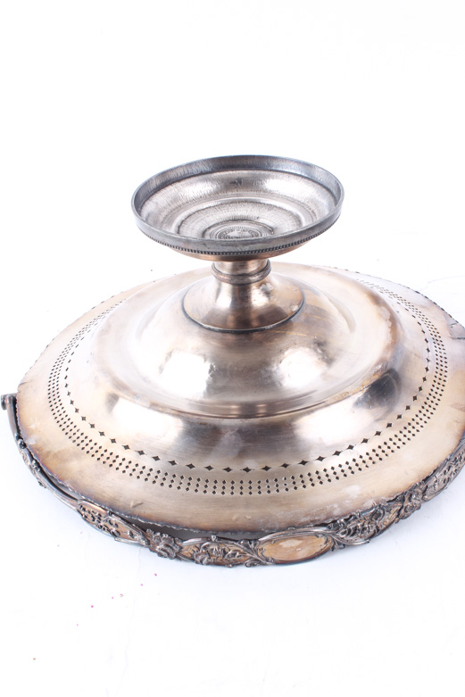 Antique Rogers, Smith & Co. Silver Plated Bride's Basket