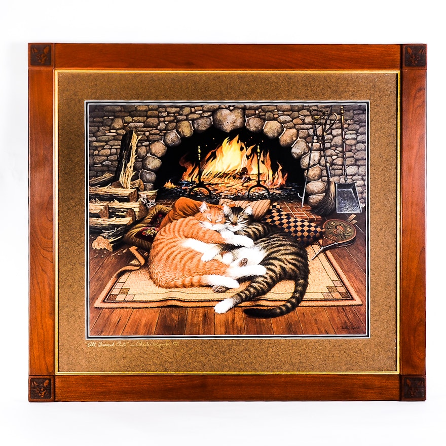 Charles Wysocki Offset Lithograph "All Burned Out"
