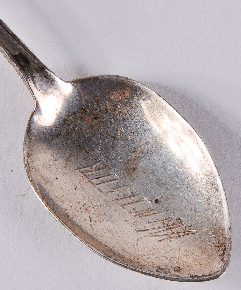 Vintage Breadner Mfg. Co. Sterling Silver and Enamel Spoon