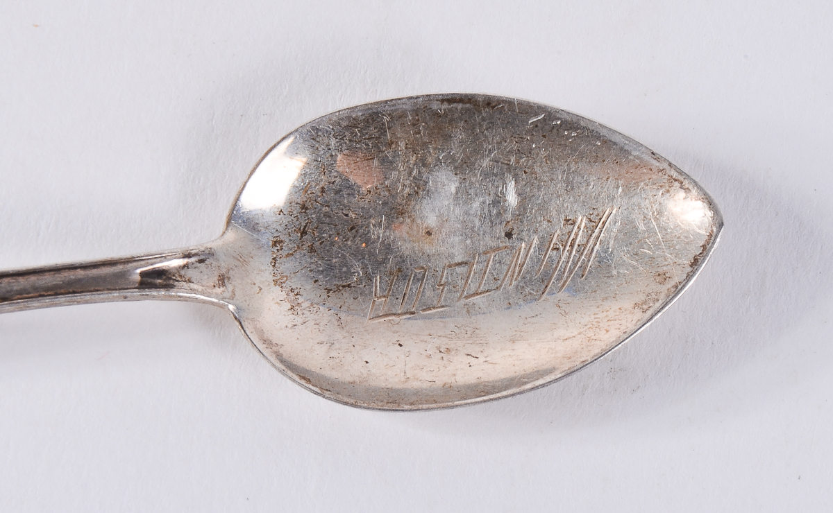 Vintage Breadner Mfg. Co. Sterling Silver and Enamel Spoon