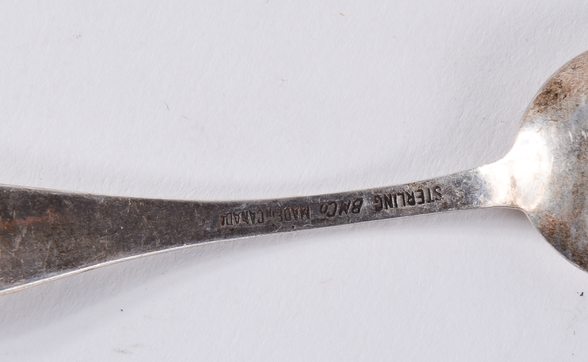 Vintage Breadner Mfg. Co. Sterling Silver and Enamel Spoon