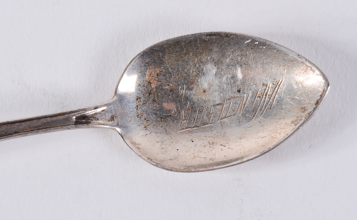 Vintage Breadner Mfg. Co. Sterling Silver and Enamel Spoon