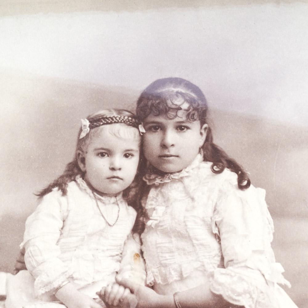 Selection of Antique Sepia Tone Family Portraits