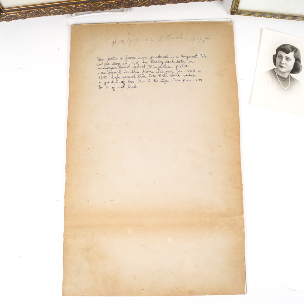 Selection of Antique Sepia Tone Family Portraits