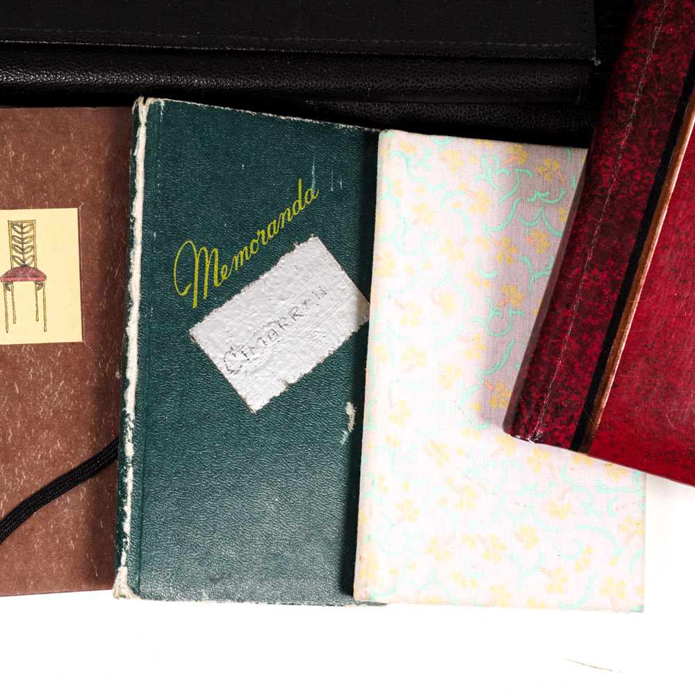 Assortment of Vintage Blank Books, Diaries and Record Books