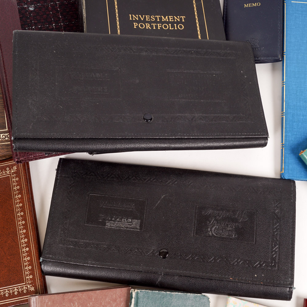 Assortment of Vintage Blank Books, Diaries and Record Books