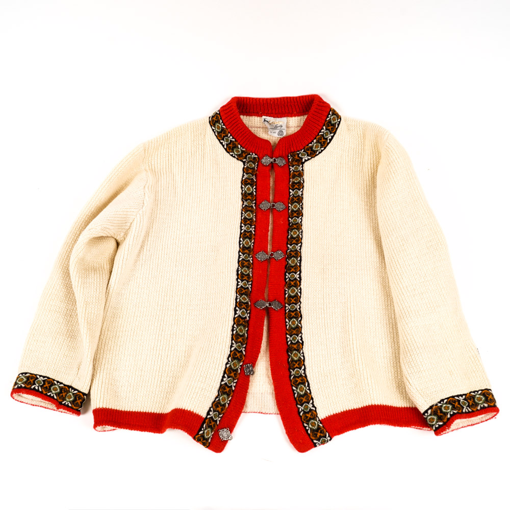 Vintage Norwegian "Gann Sporty" Wool Sweater