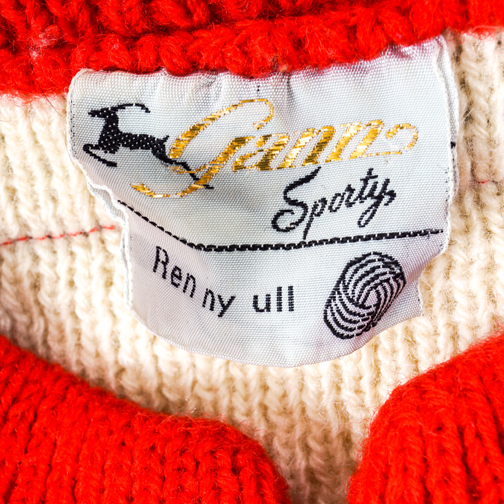 Vintage Norwegian "Gann Sporty" Wool Sweater