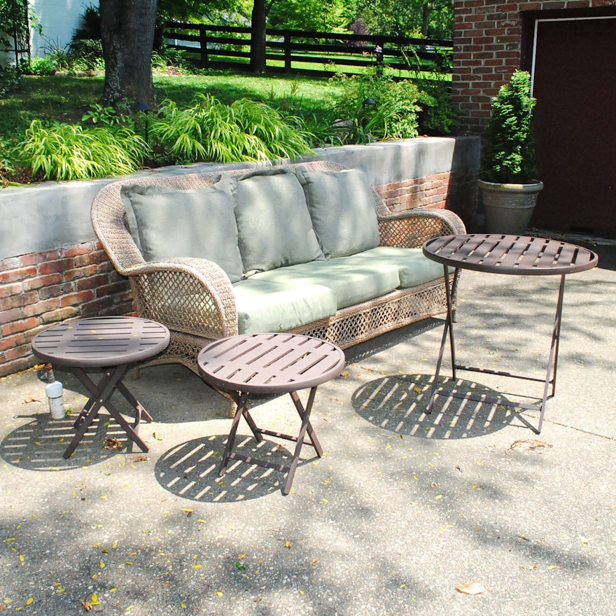 Accent Tables With Patio Sofa by Allen + Roth