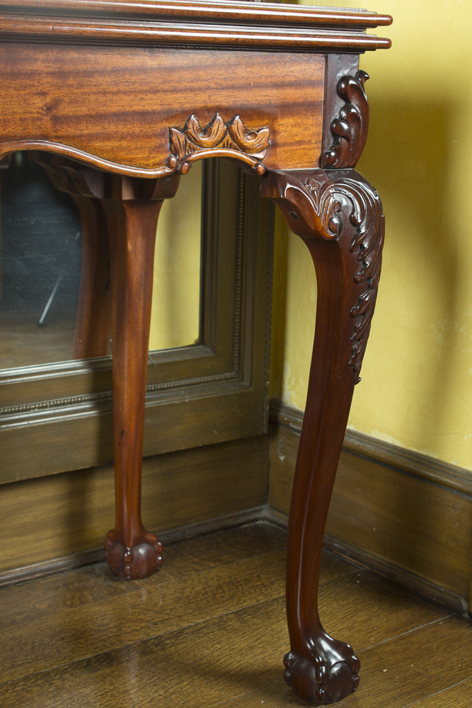 Chippendale Style Flip Top Game Table