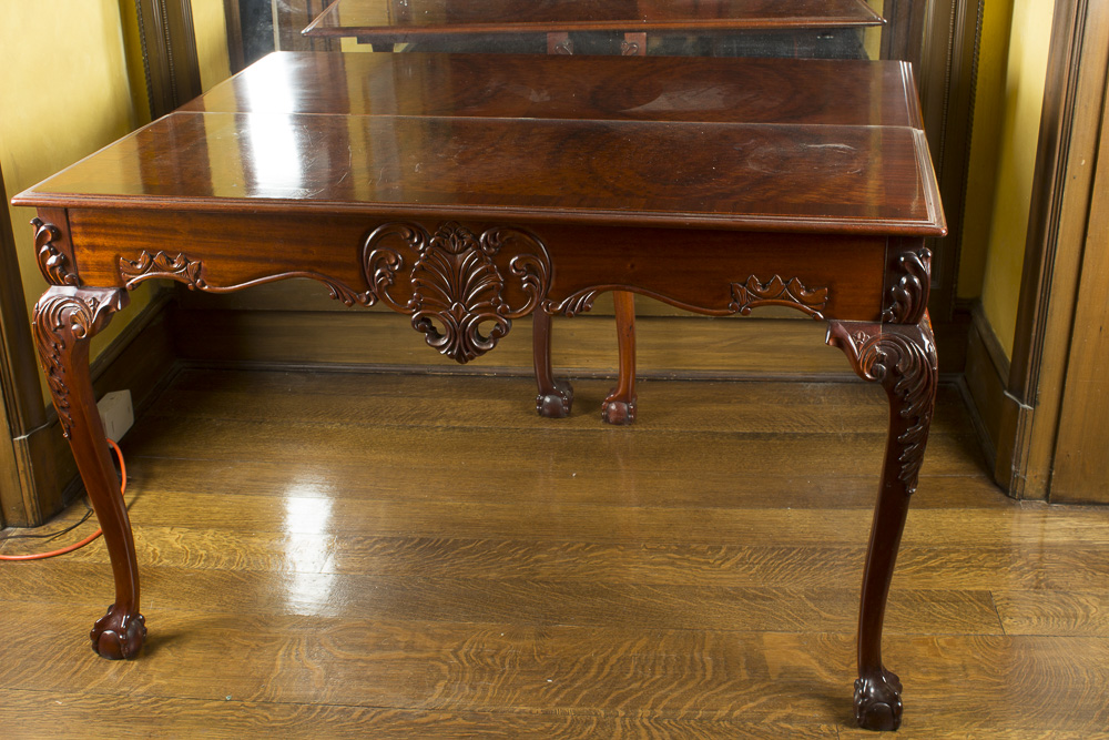 Chippendale Style Flip Top Game Table