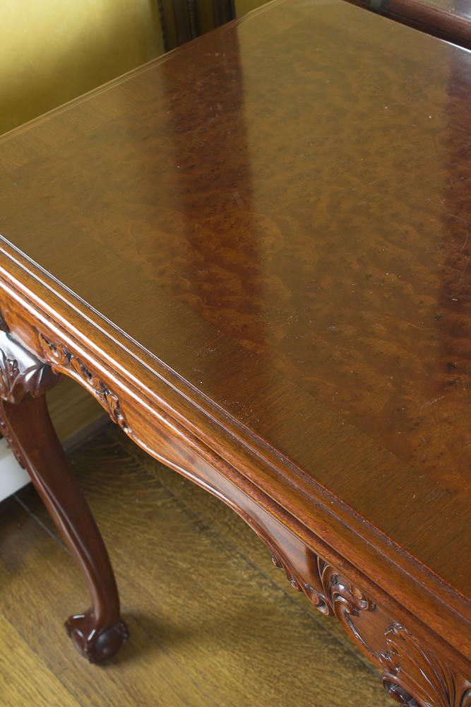 Chippendale Style Flip Top Game Table