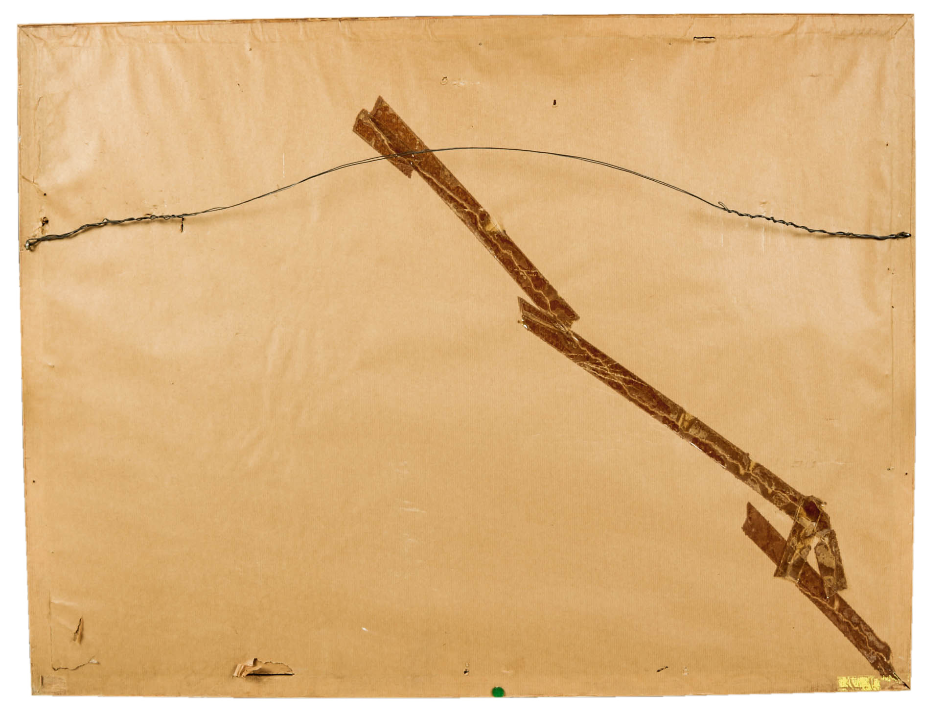 Don Werner Framed Watercolor Painting of a Coastal Landscape