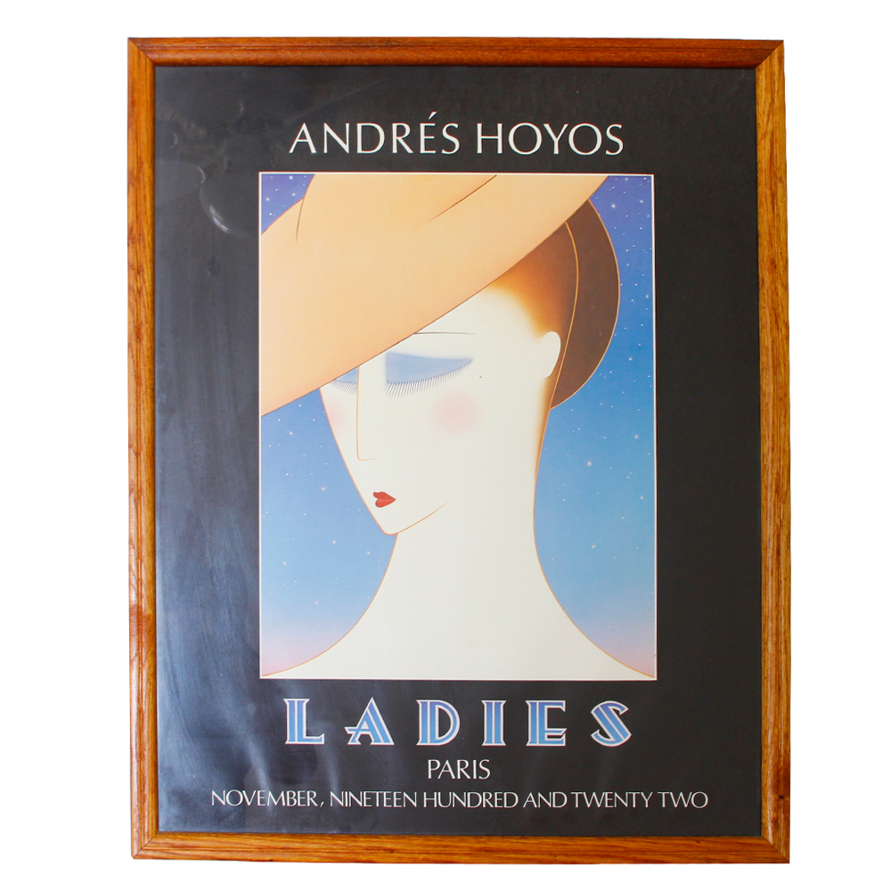 After Andres Hoyos Offset Lithograph Poster "Ladies"