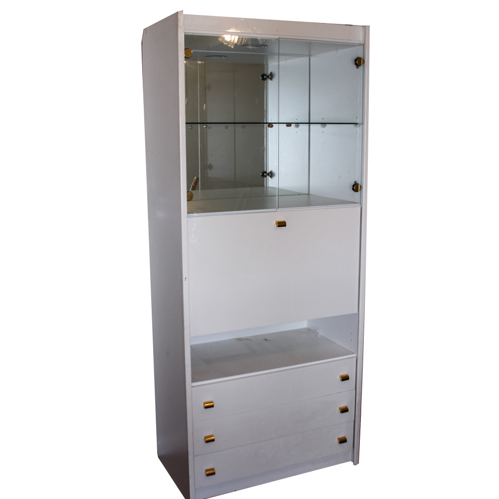 White Laminate Storage Cabinet