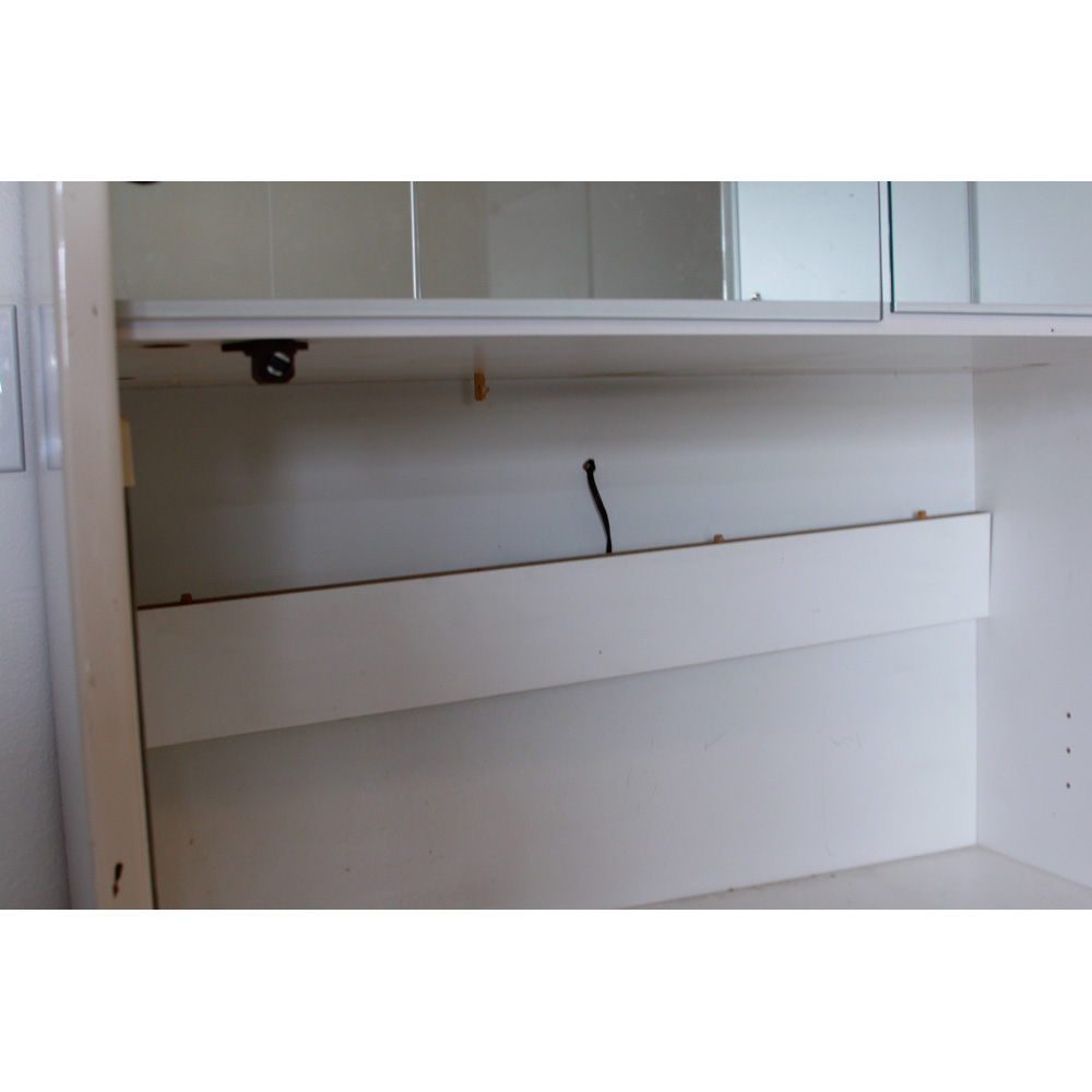 White Laminate Storage Cabinet