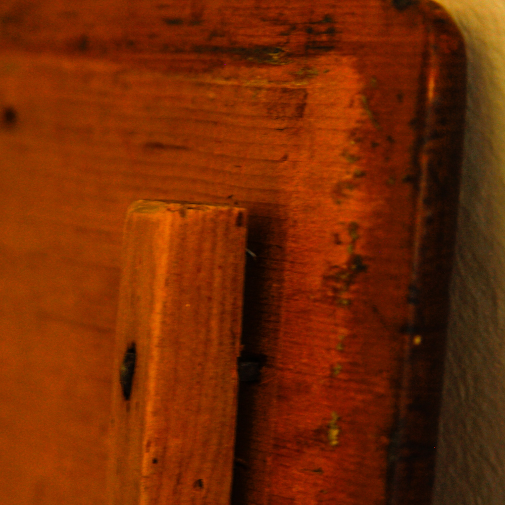 Antique Pine Two-Drawer Mule Chest