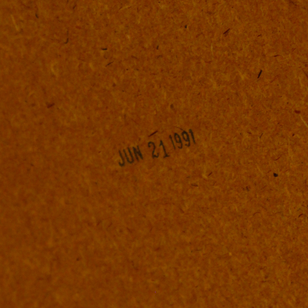 Five-Drawer Laminate Dresser With Oak Finish